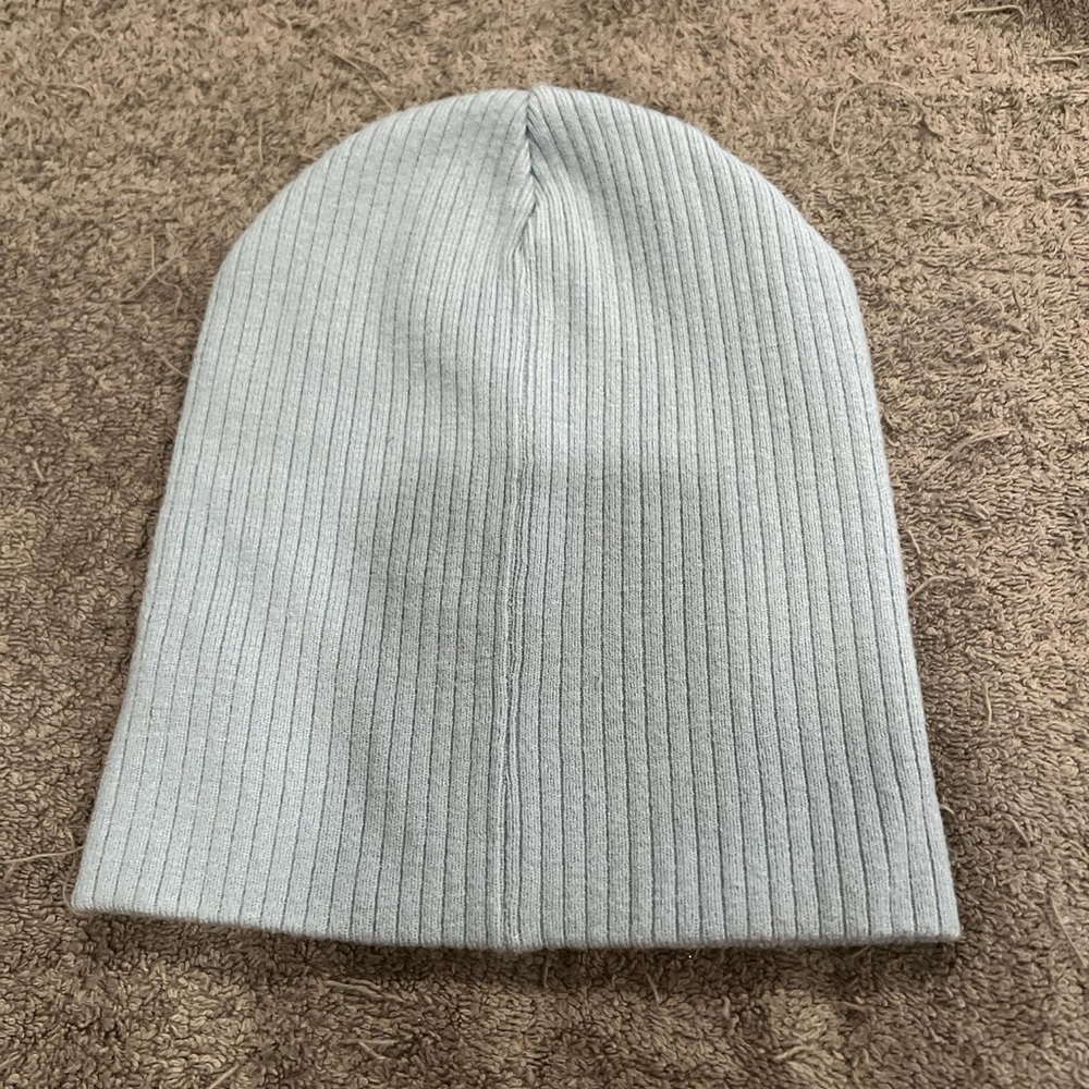 Womens light blue beanie